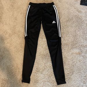 Adidas female XS black sweat pants, climacool